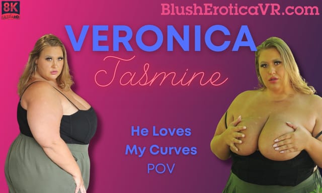 Veronica Jasmine performs solo in a POV VR scene with big tits, featuring 4K resolution and 60 FPS quality.