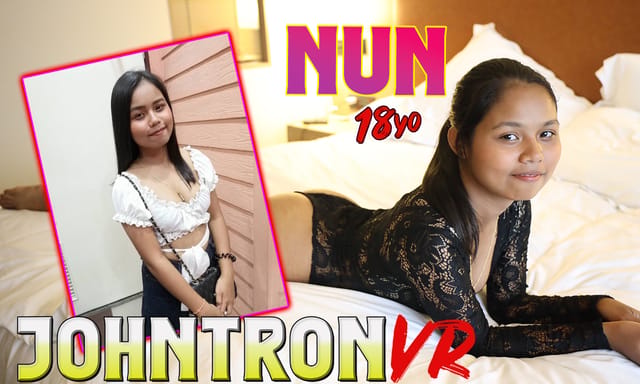 Model NUN performs a POV blowjob in a Thai student setting, featuring 4K resolution and 60 FPS quality in this JohnTronVR production.
