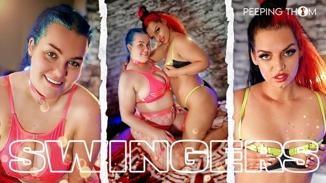 Cheri Pi and Amelia Rae engage in group sex and blowjobs at a party in this 4K VR POV video.