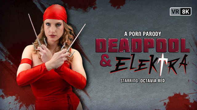 Octavia Red cosplaying as Elektra receives a close up POV blowjob in this 60 FPS VR video by VR Conk.