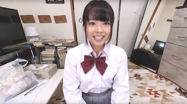 Chiharu Miyazawa performs a POV scene in this 4K VR video produced by ChinChinVR featuring brunette models