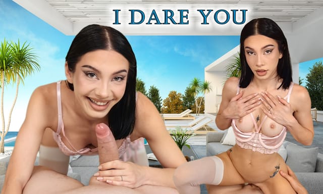 Maddie Perez performs a POV blowjob in a VRDome production featuring 4K resolution and 60 FPS frame rate