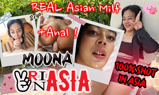 Moona receives anal and facial during a POV scene in 4K VR