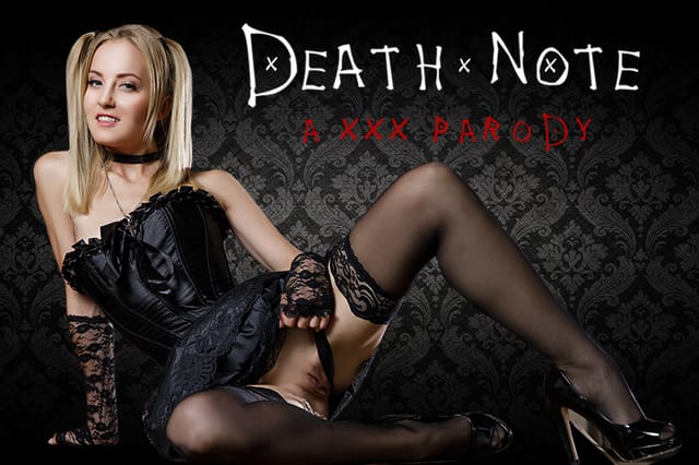 Sicilia Model as Misa Amane performs a POV blowjob in a Death Note XXX parody VR cosplay with 60 FPS European production.