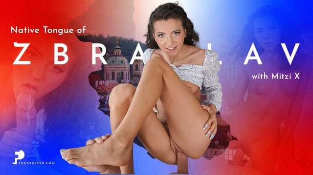 Mitzi X delivers a POV blowjob in 4K VR with 60 FPS smoothness during this premium brunette scene