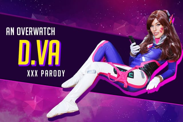 Megan Rain in D.VA cosplay performs a 69 and blowjob in a VR POV scene with 60 FPS passthrough.