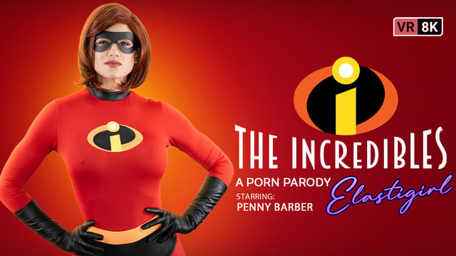 Penny Barber in Elastigirl cosplay performs a POV blowjob in 4K VR