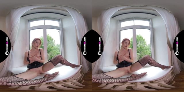 Margarita Young Teen Virtual 3D Strip On The Window FeelmeVR — photo 8