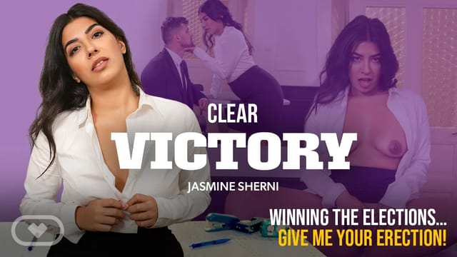 Jasmine Sherni performs a POV footjob and blowjob in 4K VR with 60 FPS smoothness and premium passthrough visuals.