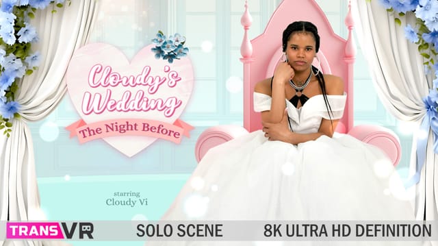 [Trans] Cloudy's Wedding: The Night Before! — Cloudy Vi VR porn scene