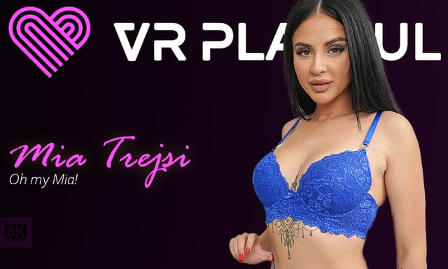 Brunette Mia Trejsi performs a POV blowjob in this 4K VR Playful video featuring 60 FPS premium production quality.
