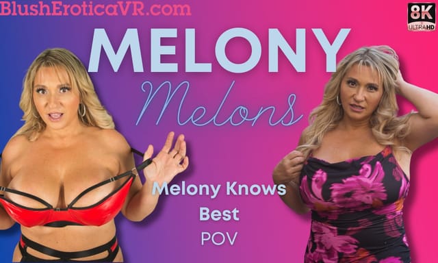 Melony Melons performs a solo POV in 4K VR with big tits, captured in 60 FPS for premium quality.