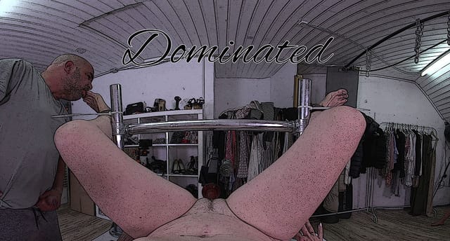 Sabdeluxe masturbates in a female POV VR scene with 4K resolution and 180 degree viewing angle.