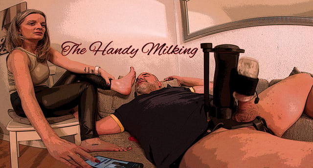 Sabdeluxe models a mature softcore fetish scene in POV 4K VR with milking actions.