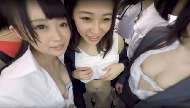 Brunette woman in a special train car receives a POV handjob with 180 degree VR and 8K resolution in this adult video.