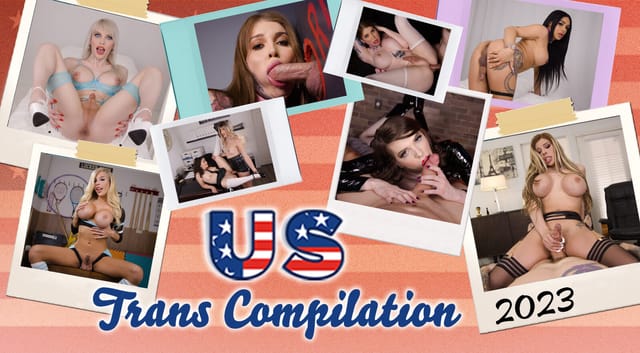 transgender compilation video featuring POV blowjob scenes in 4K resolution with mature models