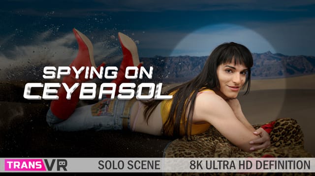Brunette Ceyba Sol in a solo POV scene filmed in 4K VR with 60 FPS high definition quality