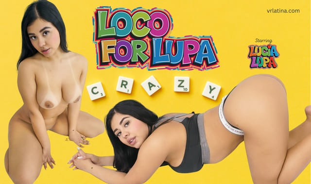 Lucia Lupa performs a POV blowjob in 4K VR with big tits, filmed at 60 FPS for premium quality adult content.