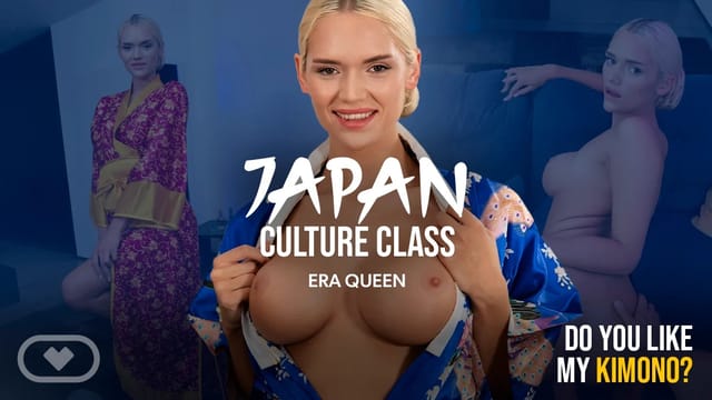 Cosplay model Era Queen performs oral and vaginal sex in a classroom setting with 60fps VR passthrough.