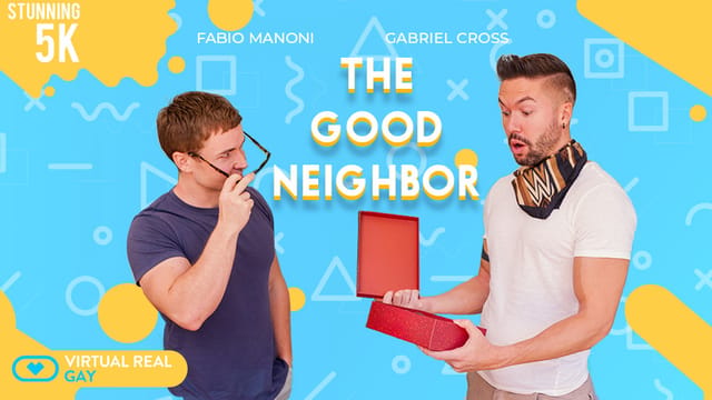 Gabriel Cross and Fabio Manoni perform anal and oral acts in a POV VR scene filmed in 60 FPS.