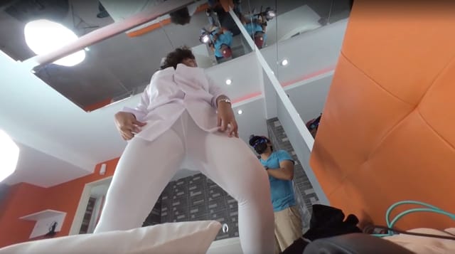 How Virtual Reality Porn is Made BTS Spanish Doctor - I Will Massage With My Pussy Fluid VR porn — photo 1