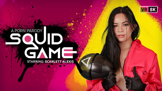 Scarlett Alexis in a Squid Game cosplay performs a POV titty fuck in 4K VR from VR Conk