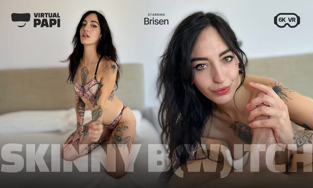 Brisen LeStrange performs a POV blowjob in 4K VR from Virtual Papi