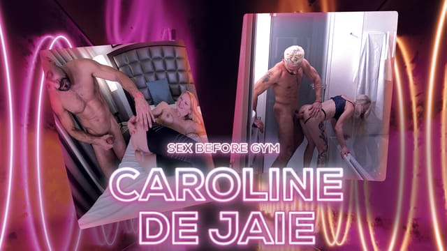 Caroline De Jaie performs oral sex in a bedroom setting, captured in 4K resolution without POV for Mugur’s World.
