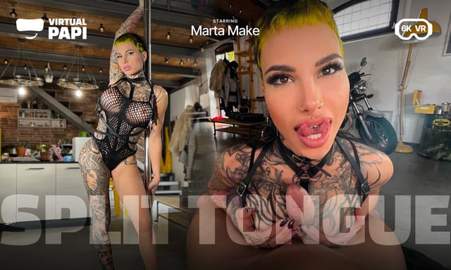 Marta Make performs a POV blowjob and titty fuck in a VR scene by Virtual Papi with 60 FPS European premium production.