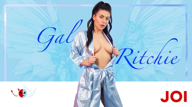 Gal Ritchie performs solo POV interaction in 4K VR with 60 FPS smoothness for immersive adult viewing.
