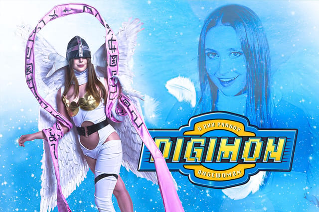 Take Flight with Angewoman in Digimon: a XXX Cosplay Parody — Laney Grey VR porn scene