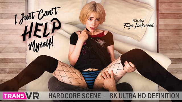 Faye Lockwood receives an anal blowjob and handjob in this 4K VR production by TransVR.
