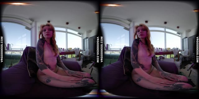 Cheri Inserts Her Panties In Her Pussy And Gets Herself Off With Her Favorite Vibrator VRgoddess — photo 2