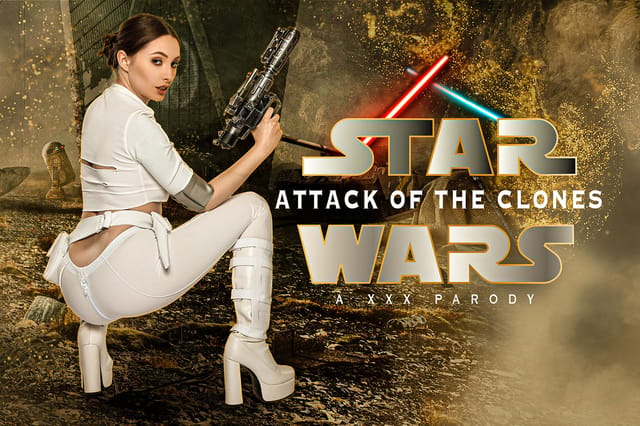Ailee Anne as Padme Amidala in a Star Wars parody performs oral sex in a POV VR scene