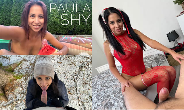 Paula Shy appears in this 4K VR compilation featuring 180 degree views and 60 FPS smooth motion from PS-Porn.