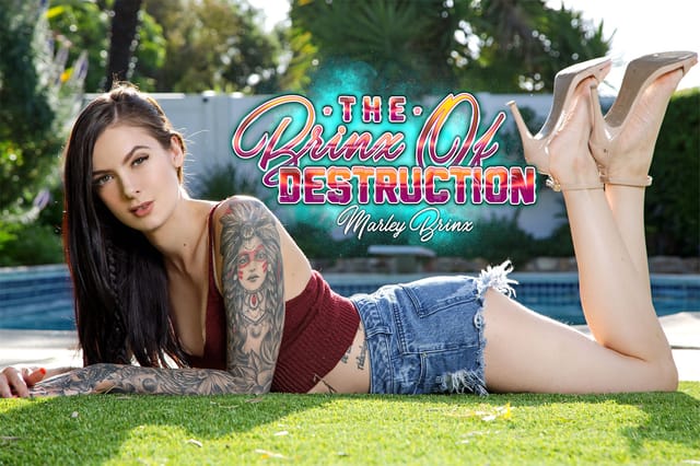 Marley Brinx performs a POV blowjob in a 4K VR scene with 60 FPS smoothness and premium production quality.