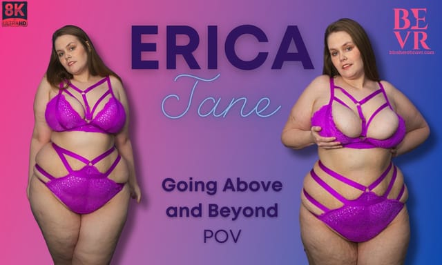 Erica Jane performs solo in a premium 4K VR POV experience featuring big tits with smooth 60 FPS passthrough visuals.