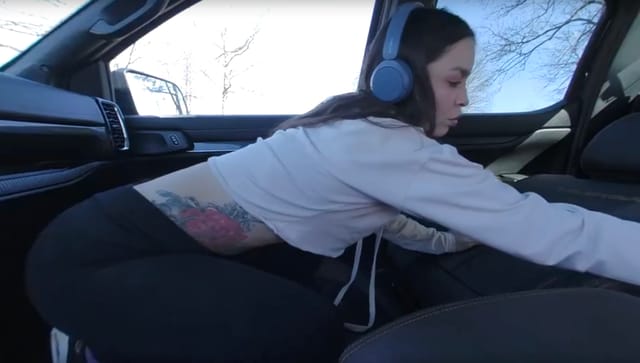 Yessica Pussy Masturbation in The Car Yessica Bunny PS-Porn — photo 6