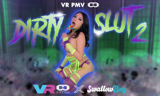 Sami Parker appears in a VR PMV compilation by VRhythm featuring 4K 180-degree premium footage and 60 FPS playback.