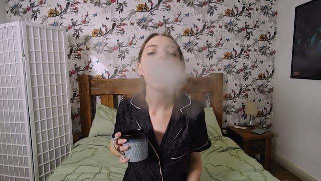 Chloe Toy - Vape in Bed VRSmokers — photo 3