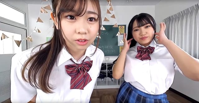 POV group sex in a harem maid cafe with multiple women serving customers in a 4K VR scene from SOD Harem