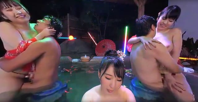Open-Air Bath Where Big-Tits Girls Offer Superb Service Vol.2 - Part 2 SOD Harem — photo 3