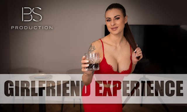 Brunette Billie Star performs a footjob in a 4K VR scene with 60 FPS quality produced by BS Production