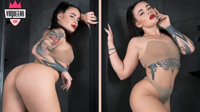 Diana VRQueens twerks solo in a shower setting, featuring 4K resolution and 60 FPS VR content from VR Queens.