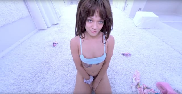 Super Cute Brunette Strips For You in The White Studio Bella Nova NewPornStarlets — photo 2