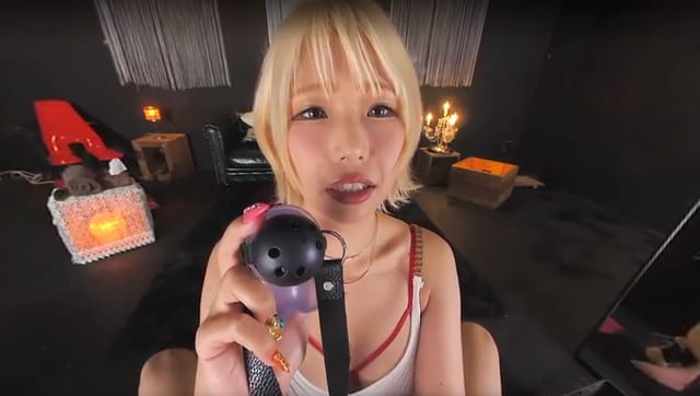 Arisu Otsu performs solo VR action in a 4K POV scene featuring ejaculation management techniques from ChinChinVR.