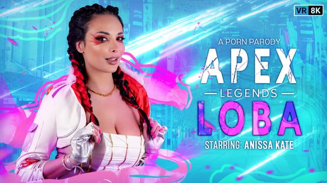 Anissa Kate cosplays Loba in an Apex Legends parody featuring POV blowjob and titty fuck scenes in 60 FPS VR.