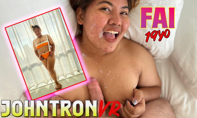 Model Fai as a fat Thai maid performs oral sex in a POV setting with 4K resolution and 60 FPS quality.