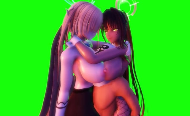Blue Archive – Asuna &amp; Karin Sharing Is Caring - PassThrough — photo 5