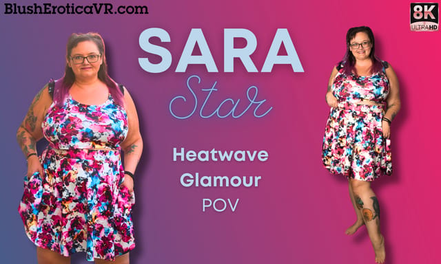 Sara Star poses solo in a sunlit room for this 4K VR POV video featuring 60 FPS and big breasts.